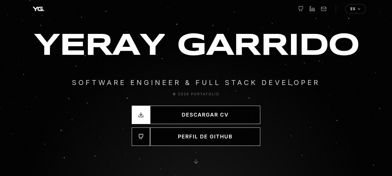 Yeray Garrido | Ingeniero de Software & Desarrollador Full Stack